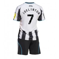 Newcastle United Joelinton #7 Domáci Detský futbalový dres 2025-26 Krátky Rukáv (+ trenírky)